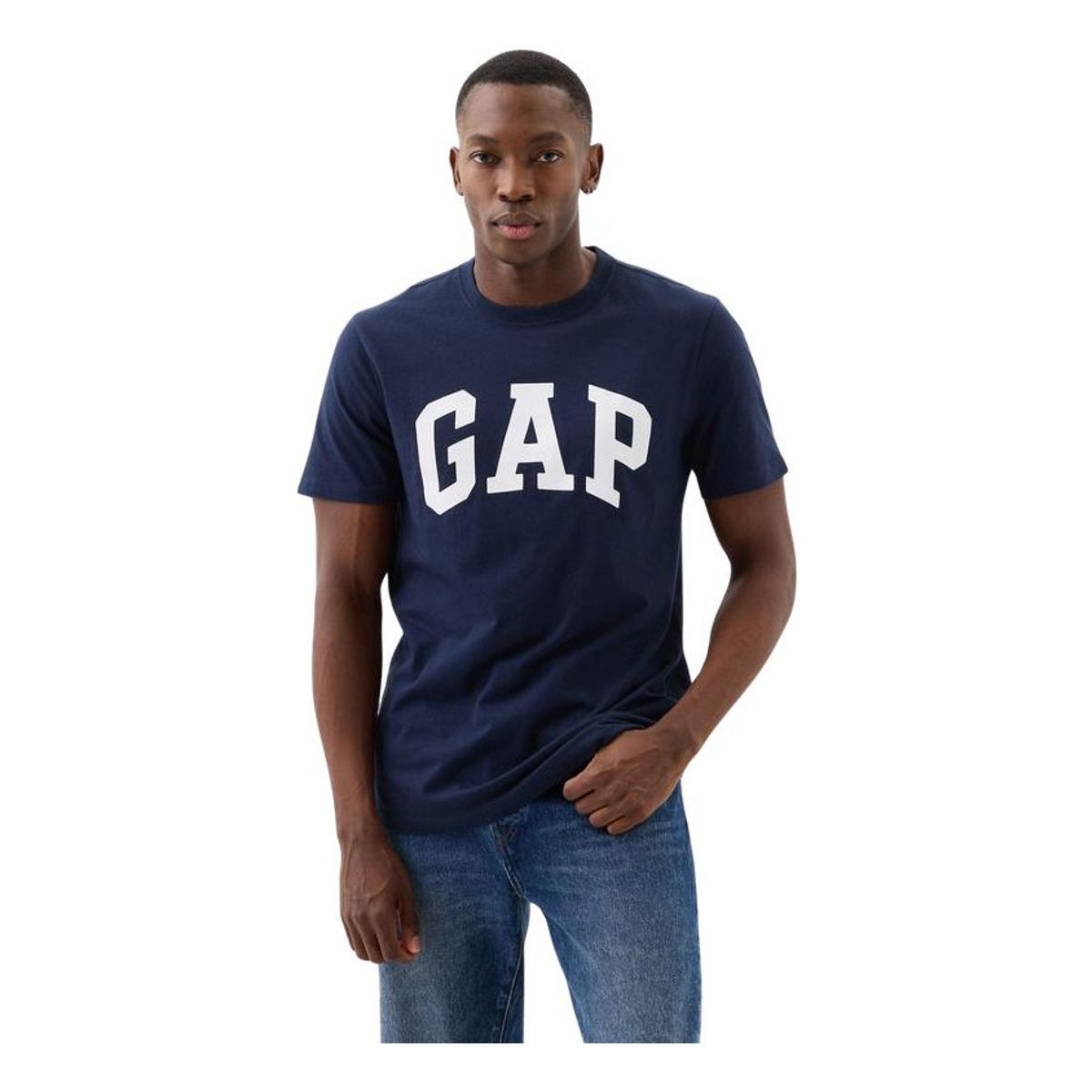 GAP - Polera Logo Tapestry Manga Corta Azul