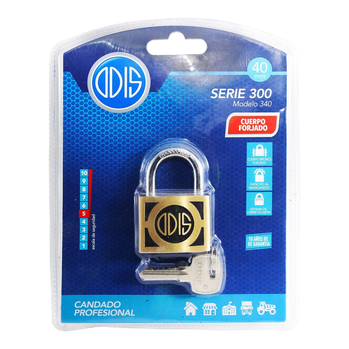 ODIS - Candado Odis Modelo 340 Profesional