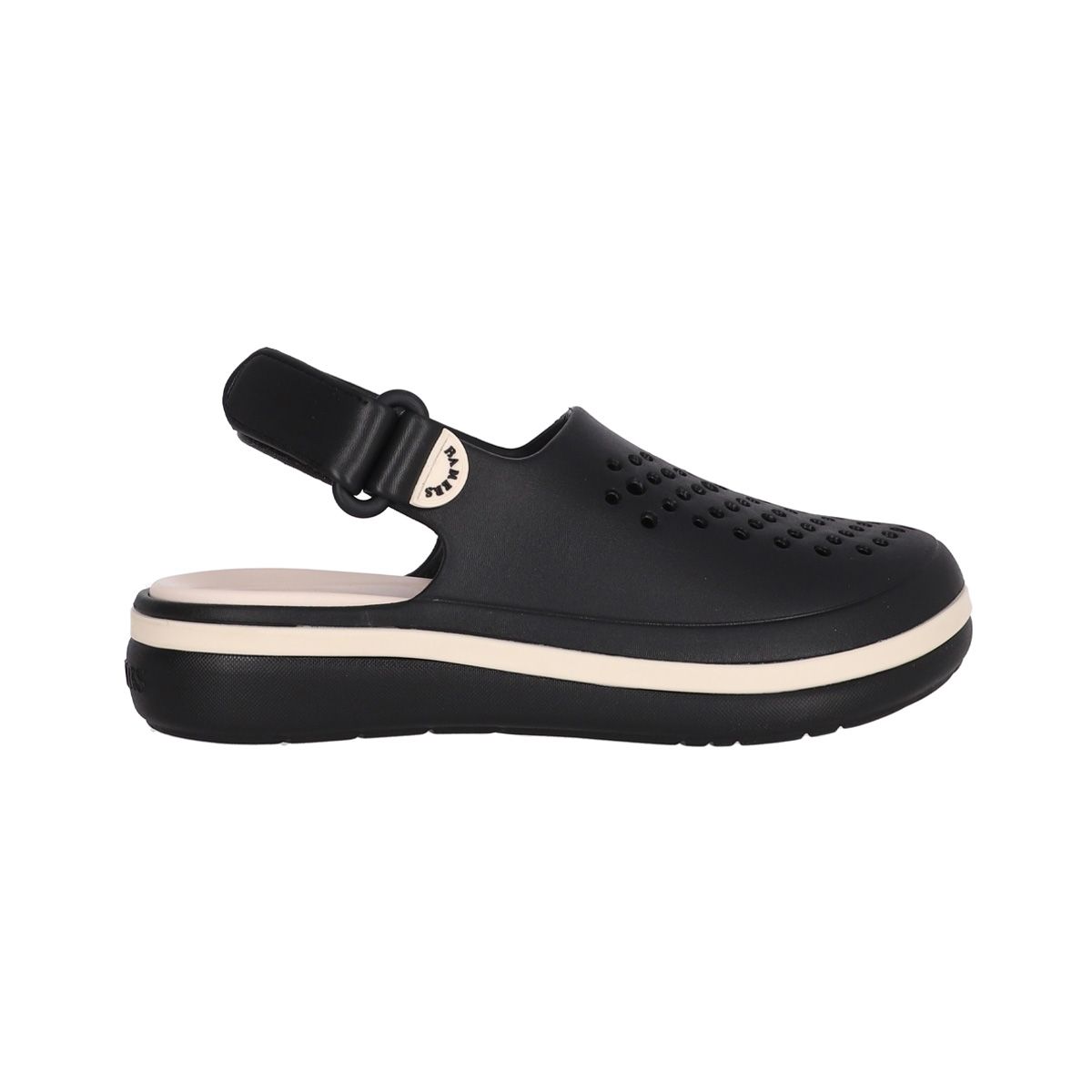 BAMERS - Zueco Mujer  Bamers La Parva Negro