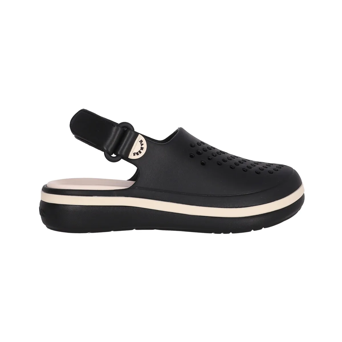 BAMERS - Zueco Mujer  Bamers La Parva Negro