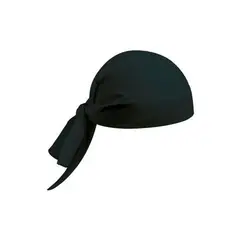 CHEF OUTFITTERS - Pack x 4 gorro o bandana de cocina negro chef