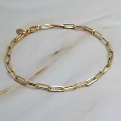 ELLA JOYAS - Pulsera Clip Oro 18k