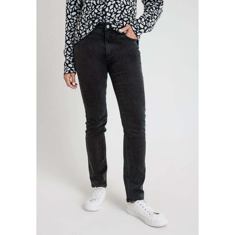 CANADIENNE - Jeans De Mujer Modelo Charlot Color Negro Canadienne