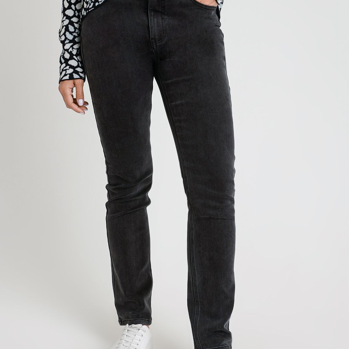 CANADIENNE - Jeans De Mujer Modelo Charlot Color Negro Canadienne