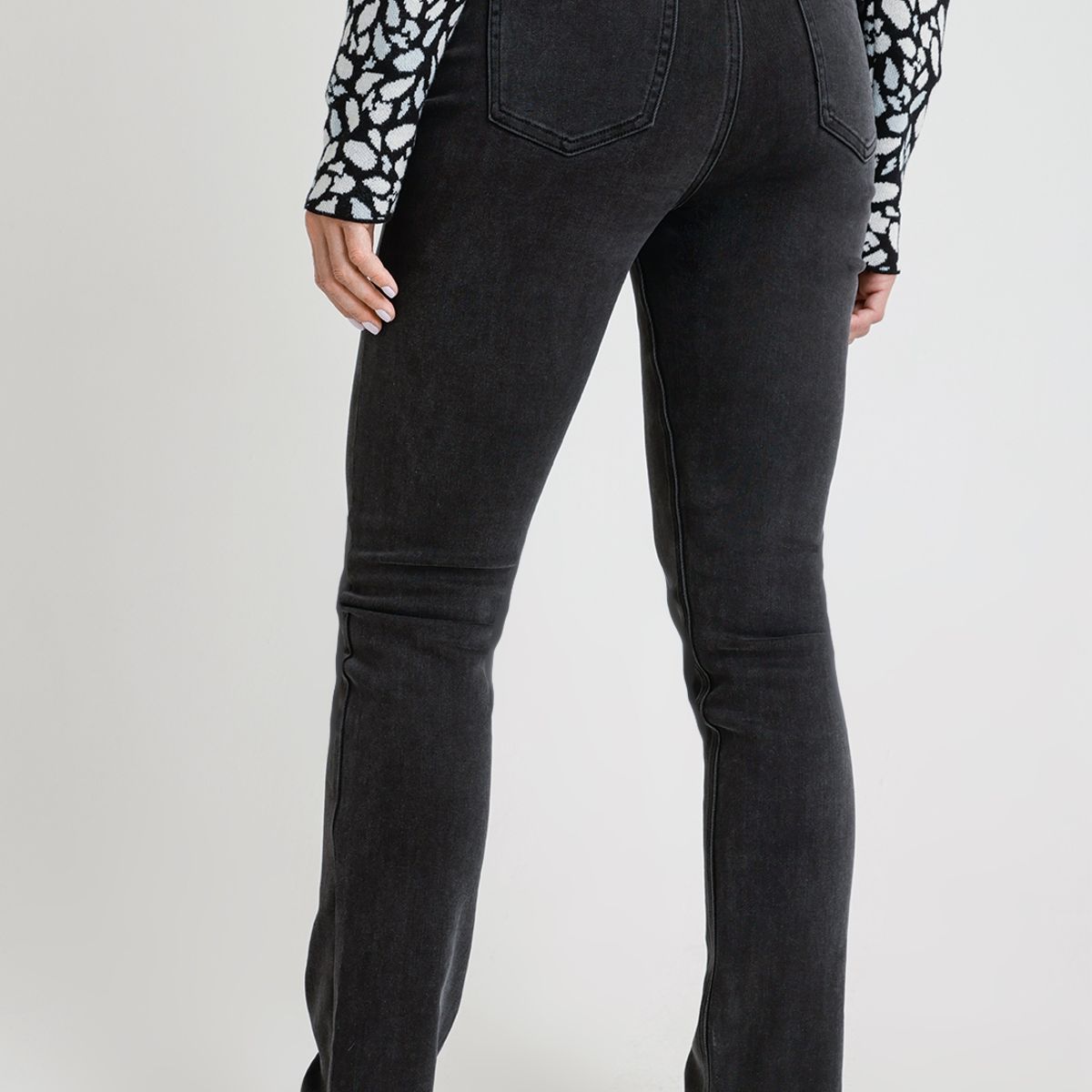 CANADIENNE - Jeans De Mujer Modelo Charlot Color Negro Canadienne