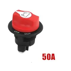 GENERICO - Interruptor 50 A de desconexión de batería para autos, barco... 12-32V
