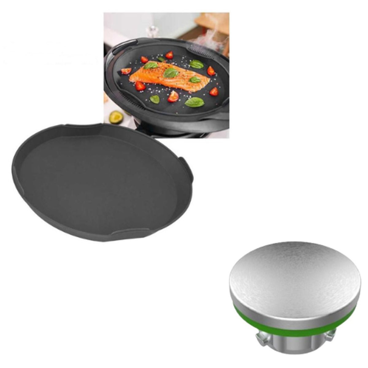 GENERICO - Plato Bandeja Silicona Para Varoma Thermomix® 6531 Osojiix® otros +Coo
