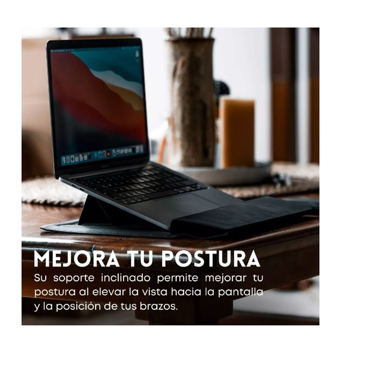 GENERICO - Funda Para Notebooks Con Plataforma 15 Pulgadas Azul