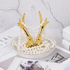 SANTU HOME & DECO - Organizador De Joyas Joyero Ciervo