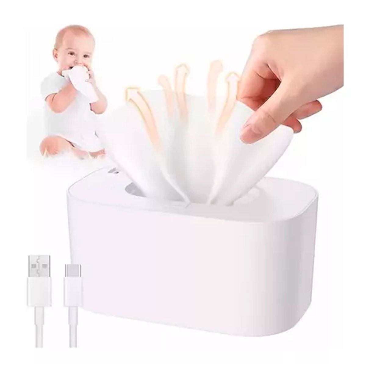 OFERTABKN - Calentador Toallitas Húmedas Para Bebes Calefactor Portátil