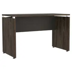 FMFURNITURE - Escritorio - Negro Soft y Coñac 75x120x60 cm