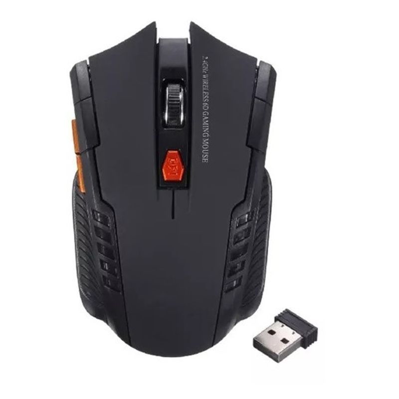 GENERICO - Mouse Gamer Optico Inalambrico, USB 2.4 GHz