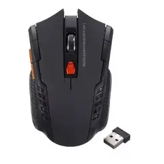GENERICO - Mouse Gamer Optico Inalambrico, USB 2.4 GHz