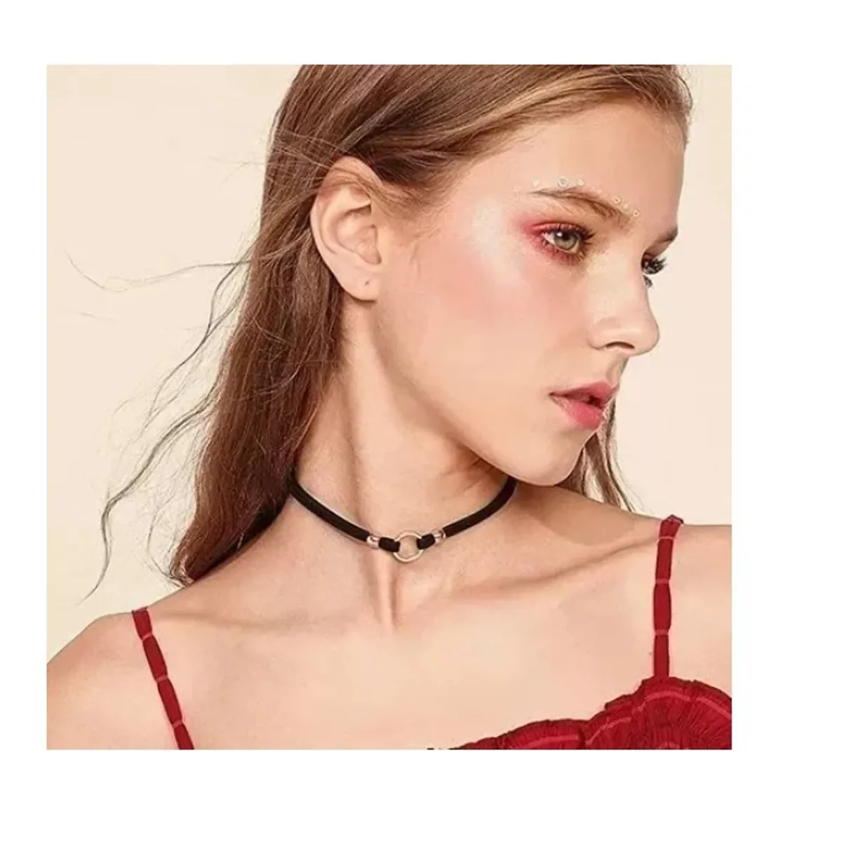 GENERICO - 20 Gargantilla Choker Necklaces Negro Lace,accesorios Collar