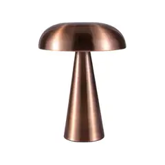 SANTU HOME & DECO - Lampara led de Mesa Recargable Oro Rosa