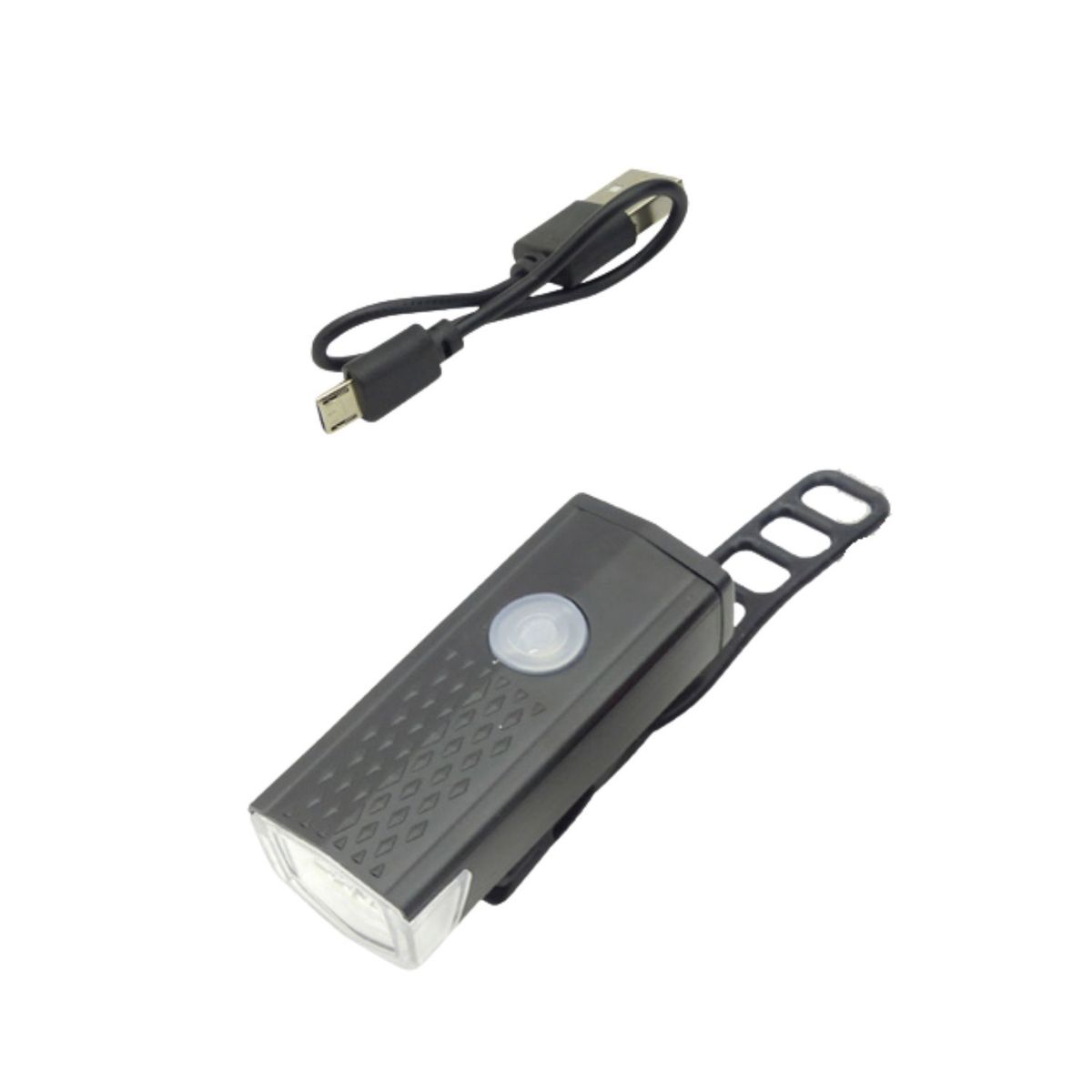 GENERICO - Foco Luz LED Delantera Recargable USB para Bicicleta 300 lm