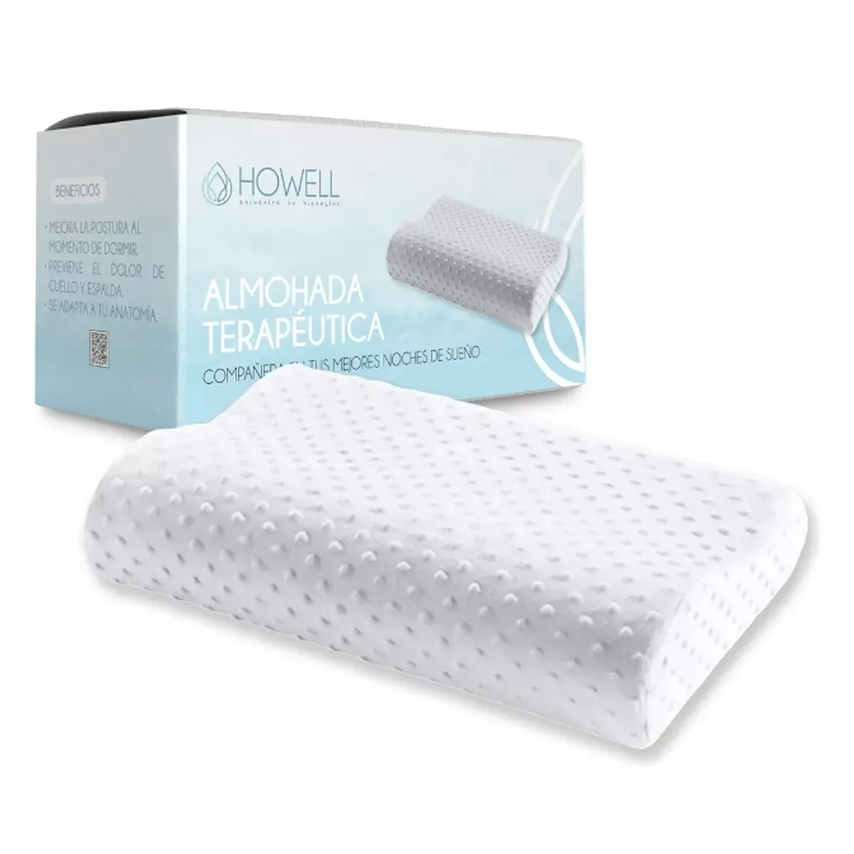 GENERICO - Almohada Ortopédica Cervical Terapéutica Espuma Viscoelástica