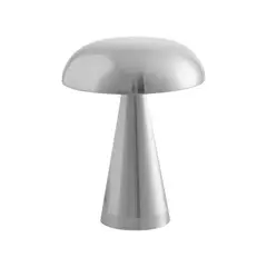 SANTU HOME & DECO - Lampara led de Mesa Recargable Gris