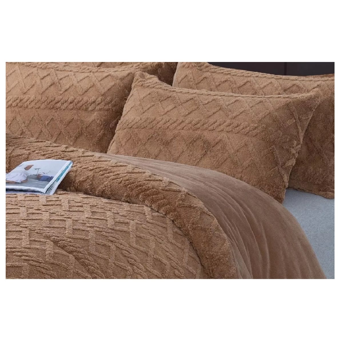 GENERICO - Plumón Gama Alta Súper Suave Otoño Invierno Reversible2plaza