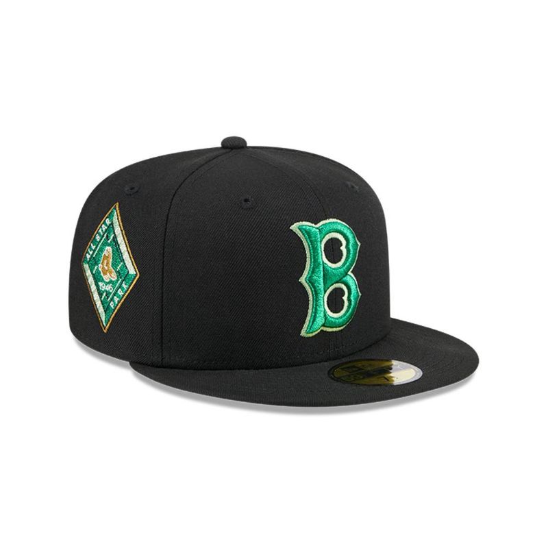 NEW ERA - Gorra Boston Red Sox MLB 59Fifty Metallic Green Pop Black New Era