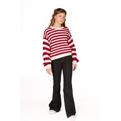 CACAO - JEANS VERO FLARE HILO CONTRATONO