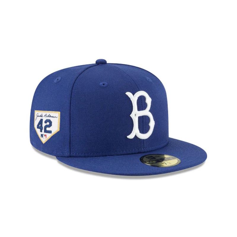 NEW ERA - Gorra Brooklyn Dodgers MLB 59Fifty Jackie Robinson Dk Blue New Era