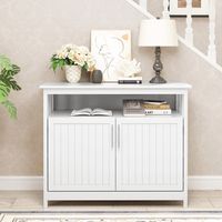 MUEBLE BUFFET APARADOR BLANCO PARA LIVING COMEDOR O SALA DE ESTAR