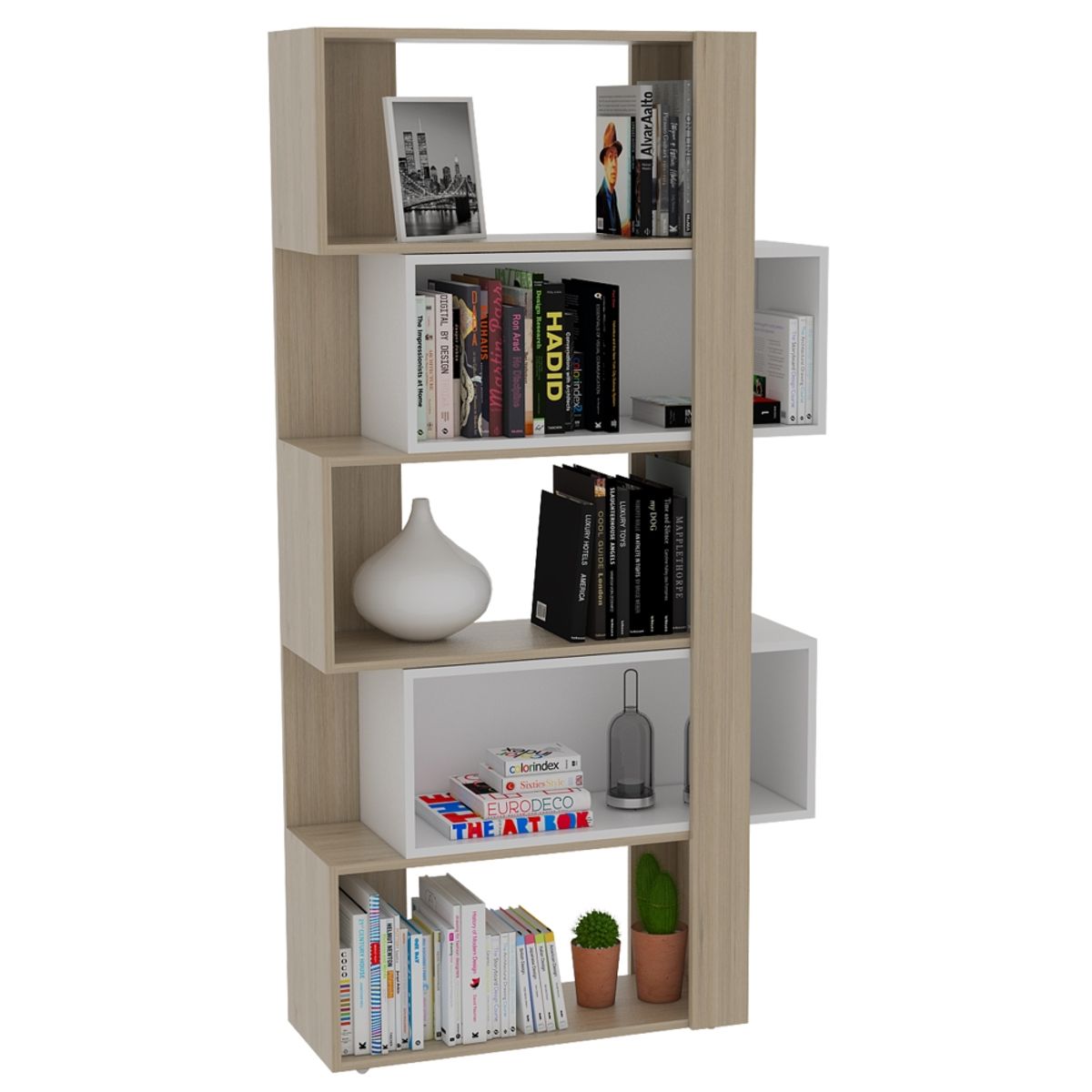 FMFURNITURE - Biblioteca Fm-001C Café Claro