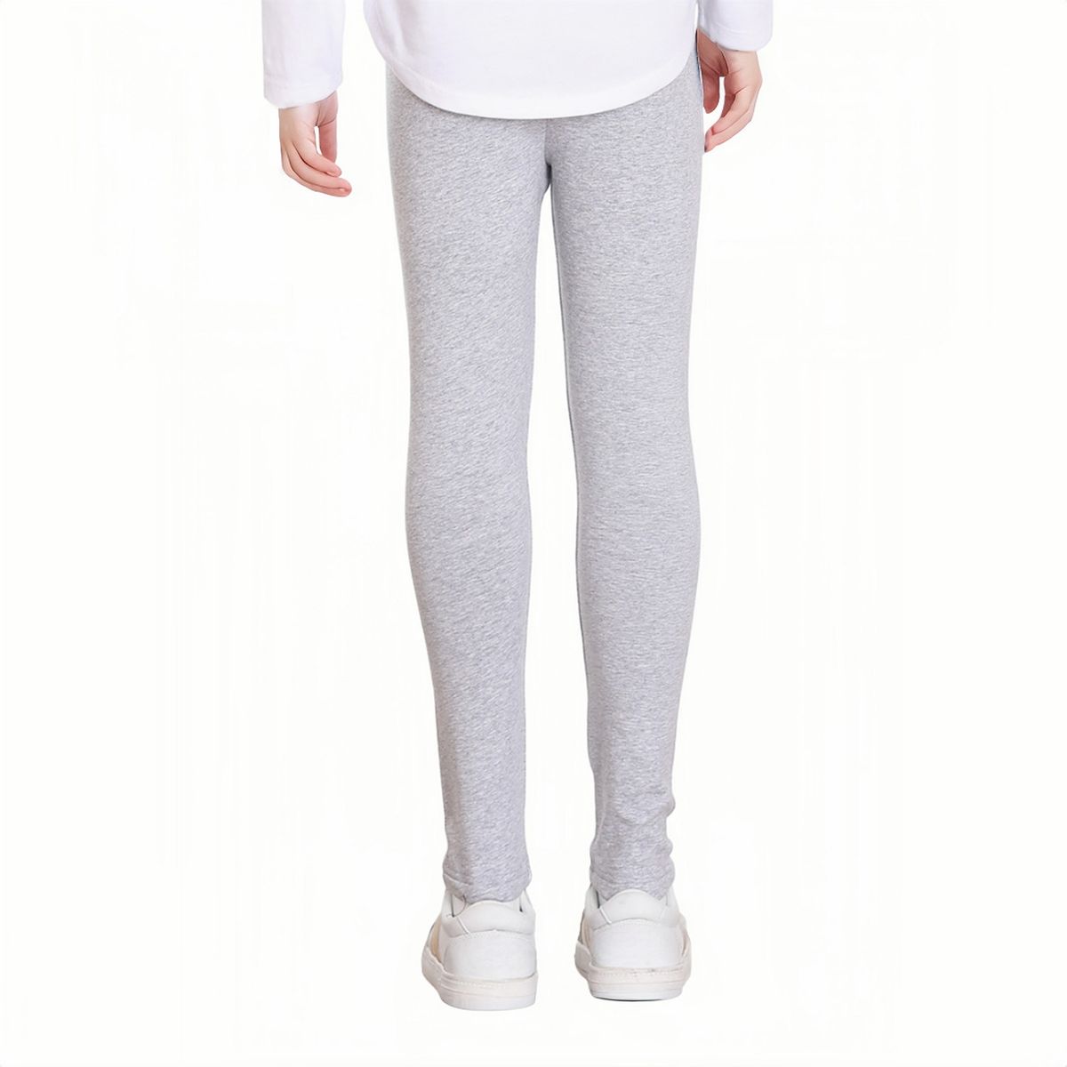 FASHION'S PARK - Calza Niña Polarnterior Gris Melange Fashion's Park