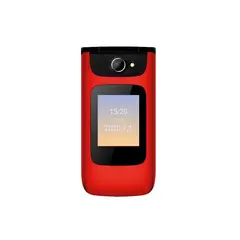 INTROTECH - Celular Senior 4G Almeja Clamshell Batt Rojo