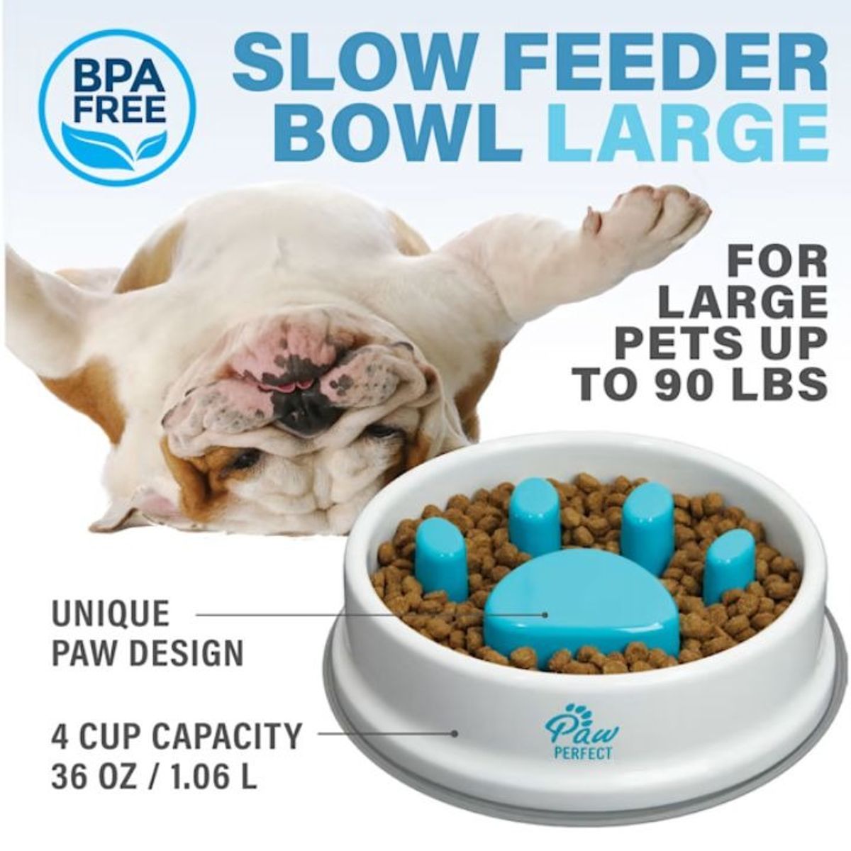 GENERICO - Plato anti ansiedad comedor lento para mascotas  mini, pequeños y medianos.