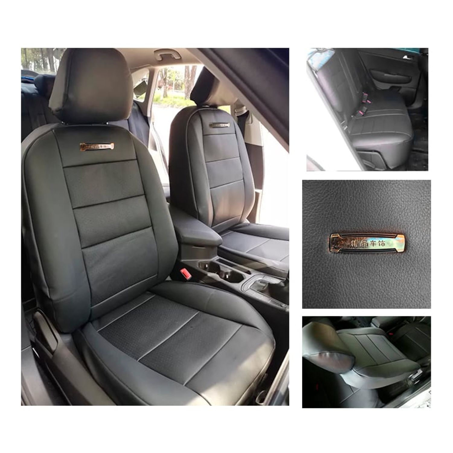 Cubre Asiento Ecocuero Resistente Funda Para Auto Universal