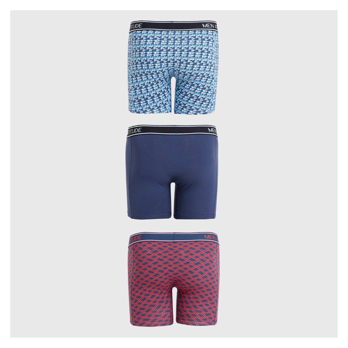 FASHION'S PARK - Boxer Hombre Tripack Estampado Azul Fashion's Park