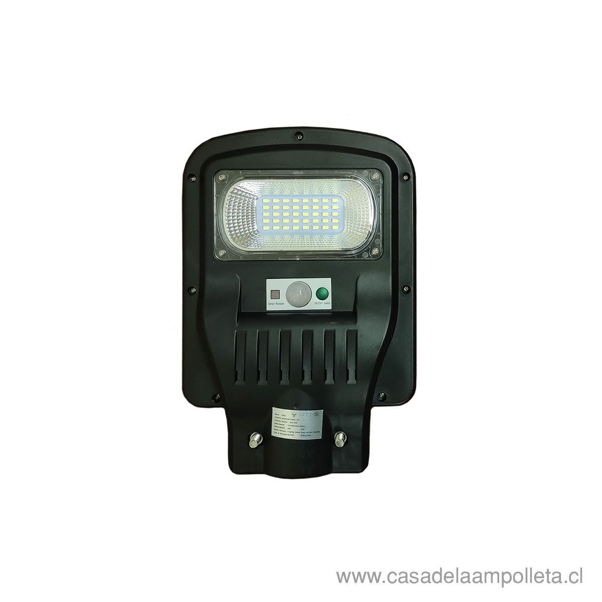 LOGIC - Luminaria Peatonal Solar 50W Logic C/Brazo Incluido