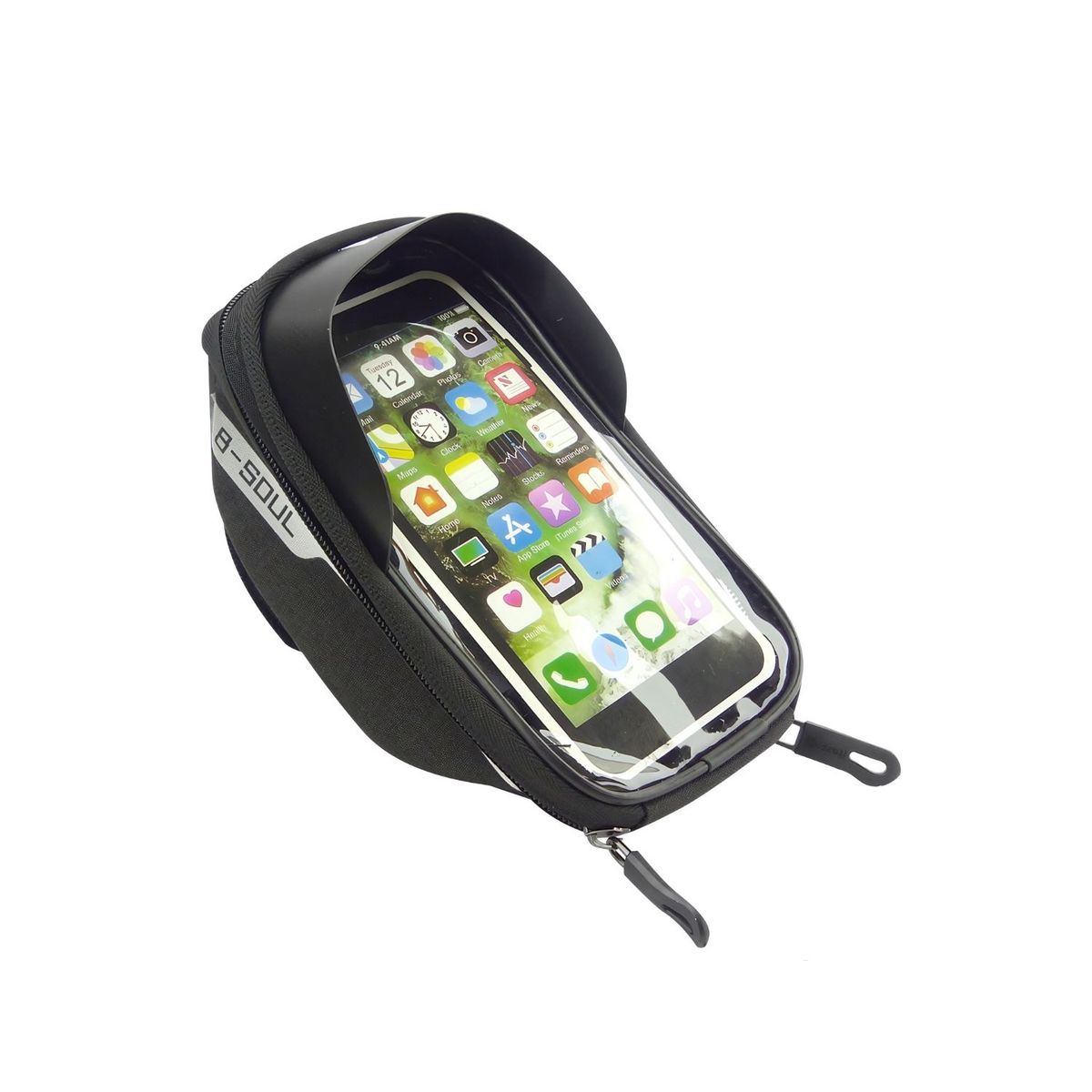 GENERICO - Bolso Porta Celular Moto Bicicleta Resiste Agua 18x10cm