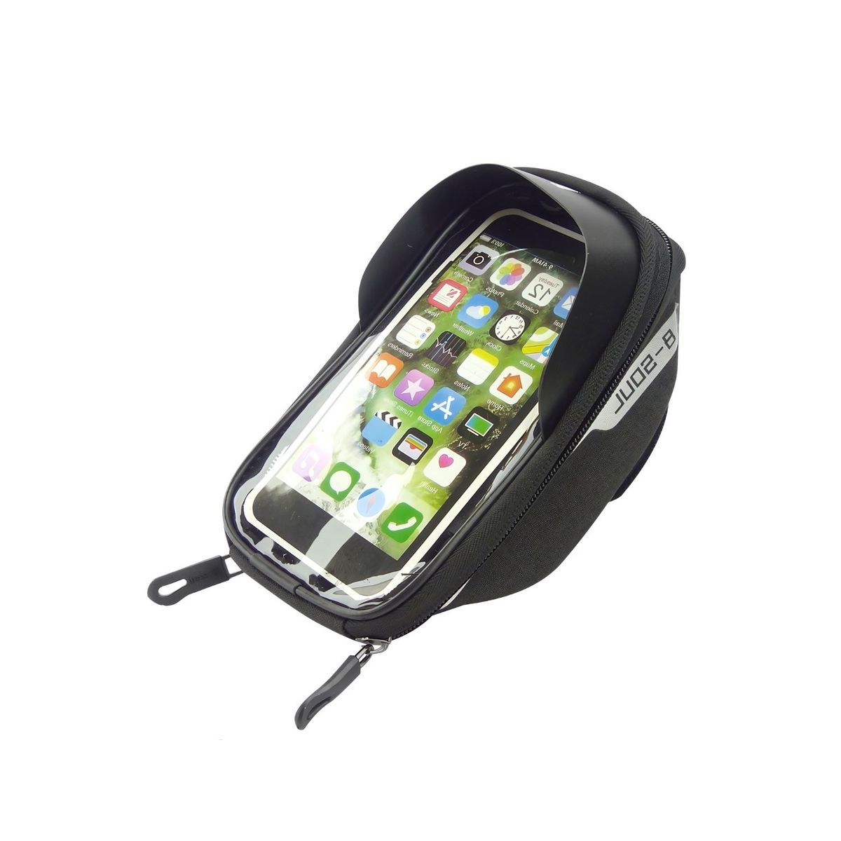 GENERICO - Bolso Porta Celular Moto Bicicleta Resiste Agua 18x10cm