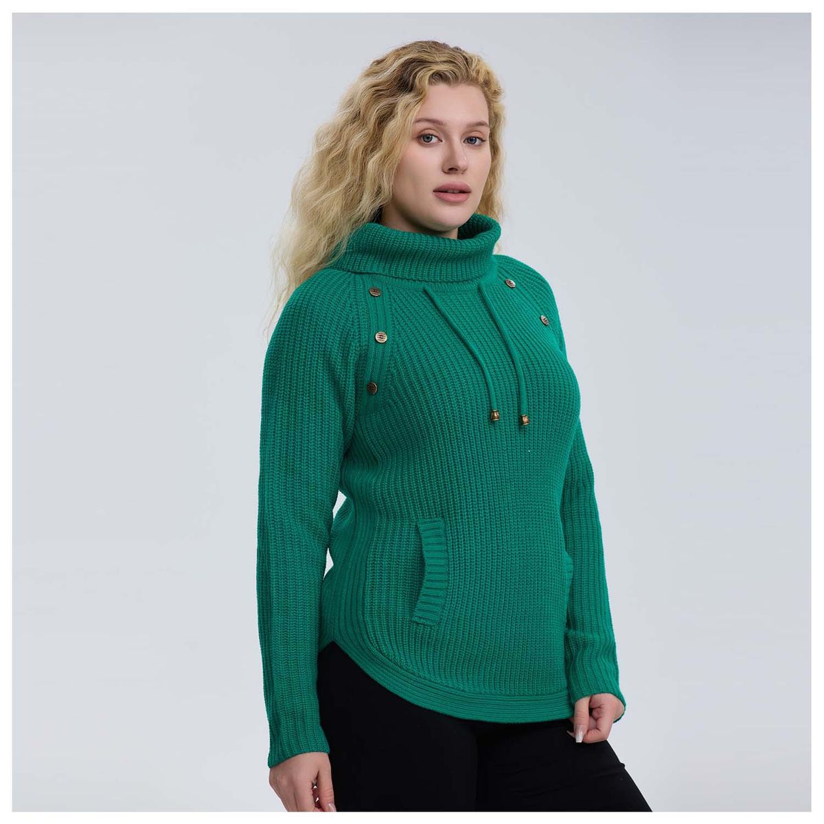 FASHION'S PARK - Sweater Mujer Tejido Verde Fashion's Park