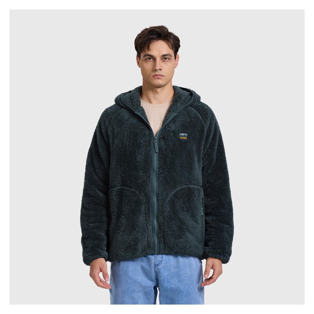 FASHION'S PARK - Polar Hombre Peludo Verde Fashion's Park
