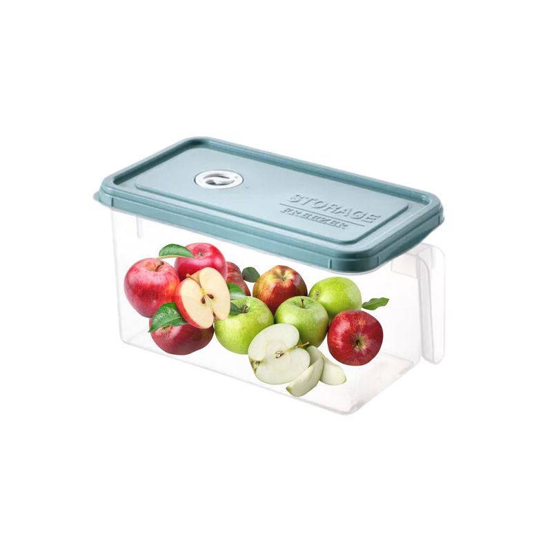 SANTU HOME & DECO - Tupper Taper Contenedor con Tapa Para Alimentos Plástico 3 L Verde