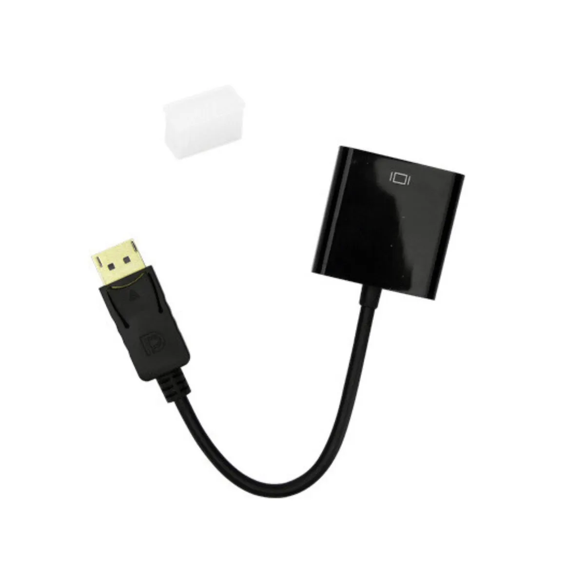 GENERICO - Convertidor de Port A HDMI 24cm Monitores Proyectores TV