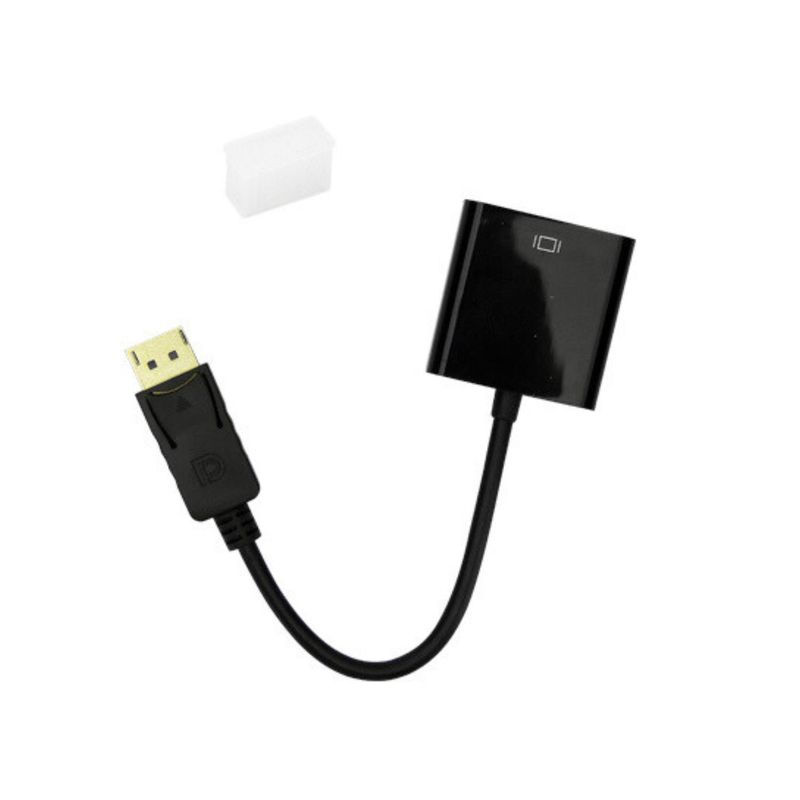 GENERICO - Convertidor de Port A HDMI 24cm Monitores Proyectores TV