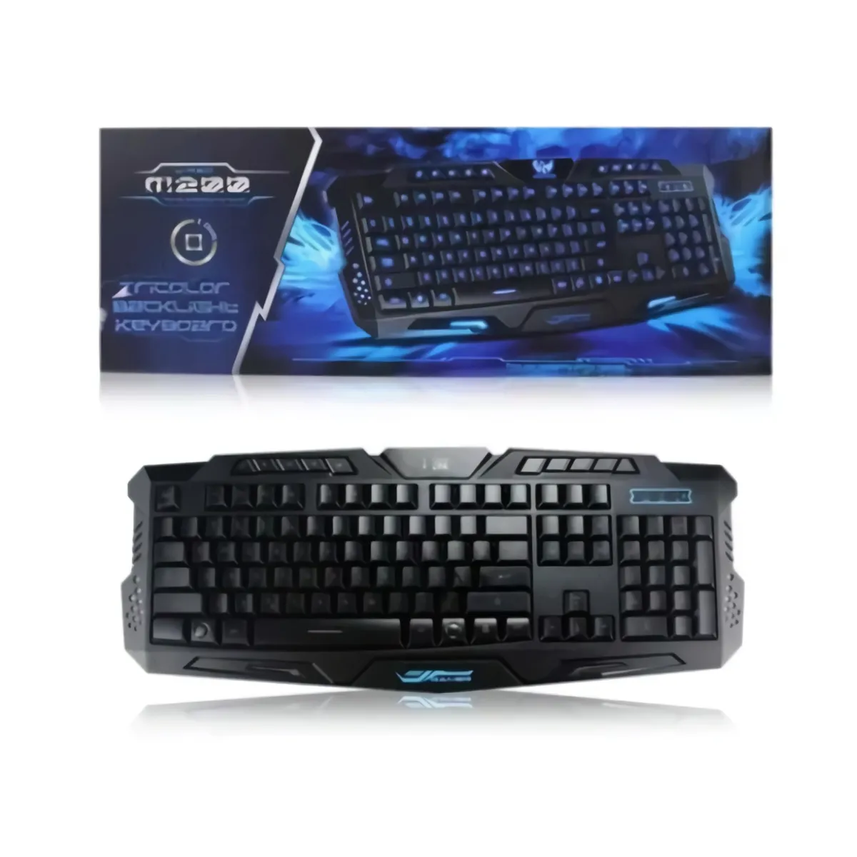 GENERICO - Teclado Wired M200 Tricolor Real Gamer Plus