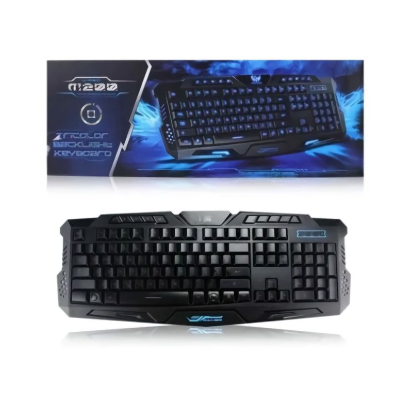 GENERICO - Teclado Wired M200 Tricolor Real Gamer Plus