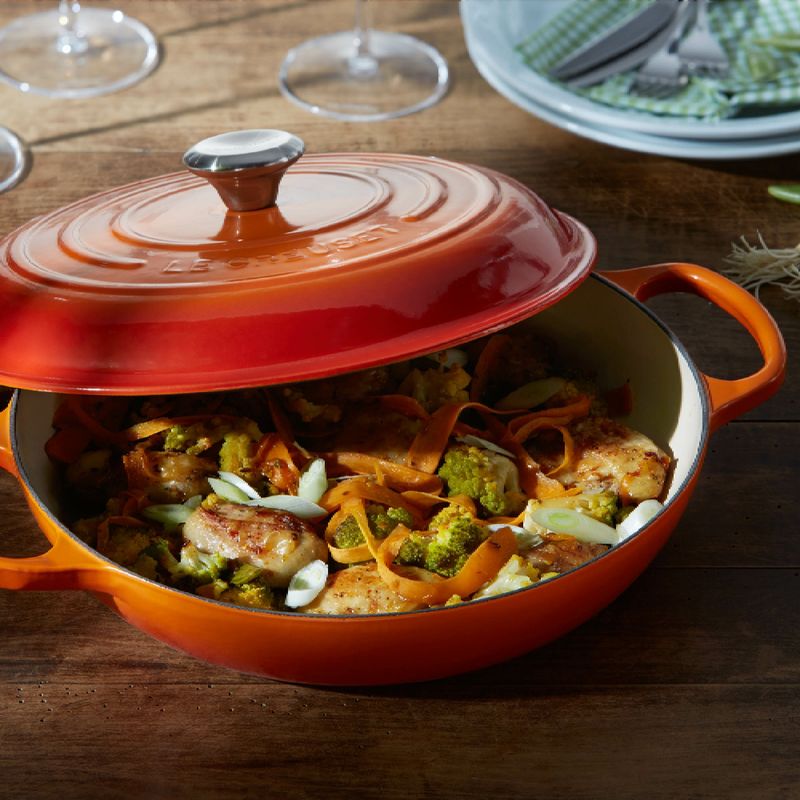 LE CREUSET - Cacerola Baja 30Cm Volcánico