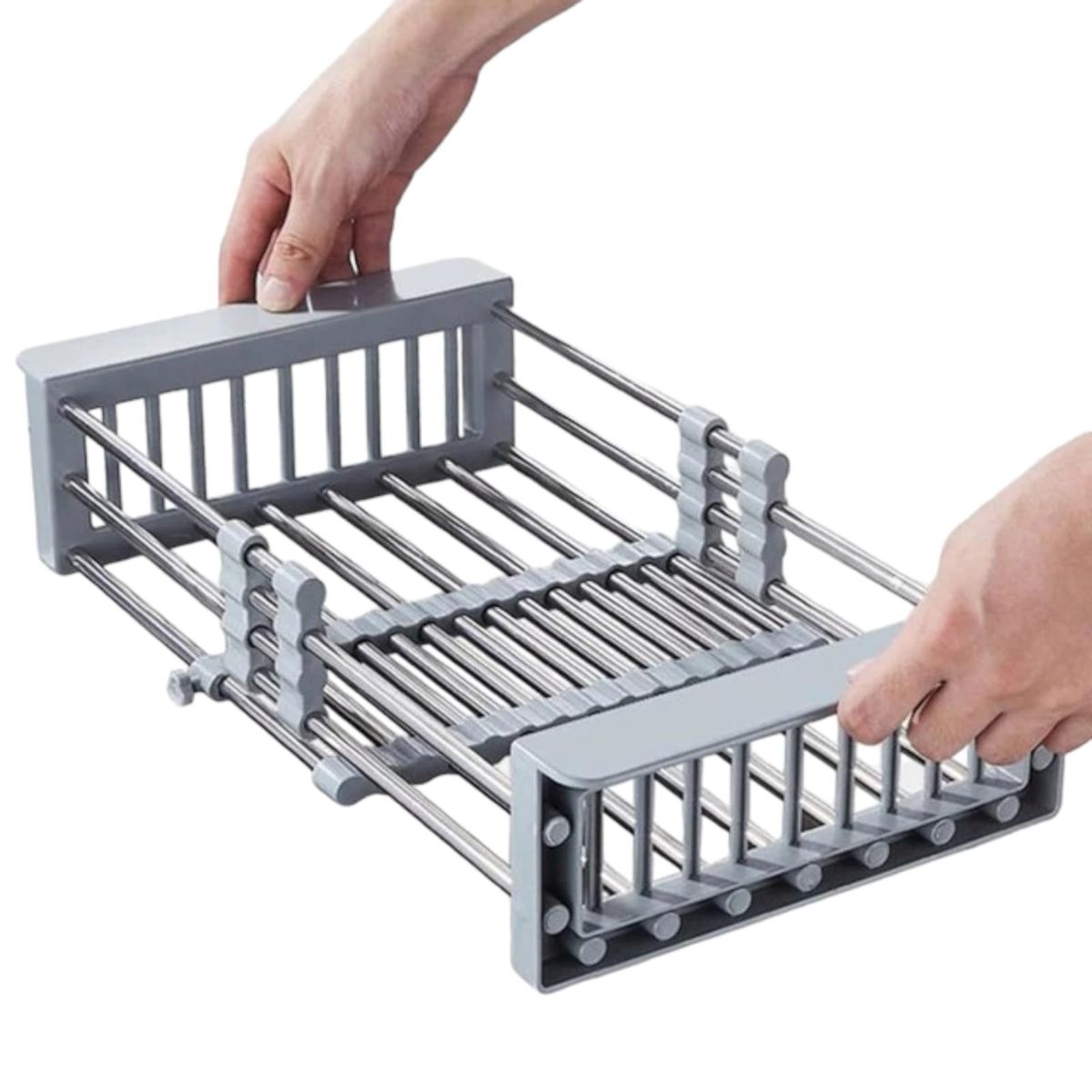 GENERICO - Escurridor De Platos Ajustable Multiusos Fregadero Estante