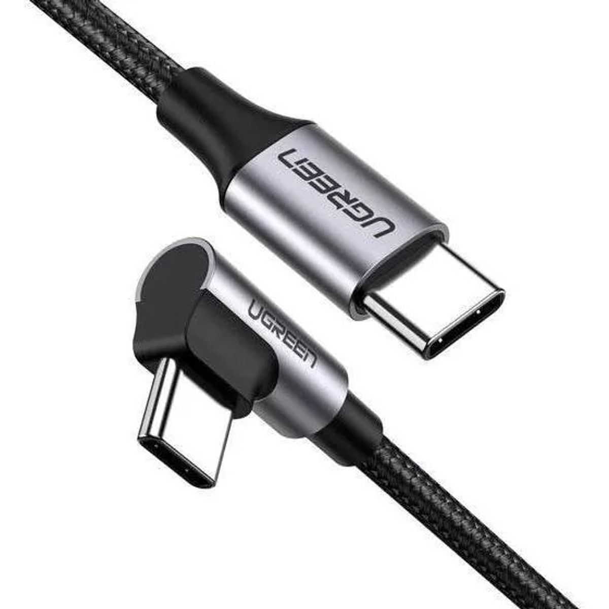 UGREEN - Cable Usb C A Usb C Carga Rápida De 60w 90° 2 Metros Ugreen