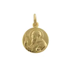 ELLA JOYAS - Medalla San Benito Oro 18k - 16