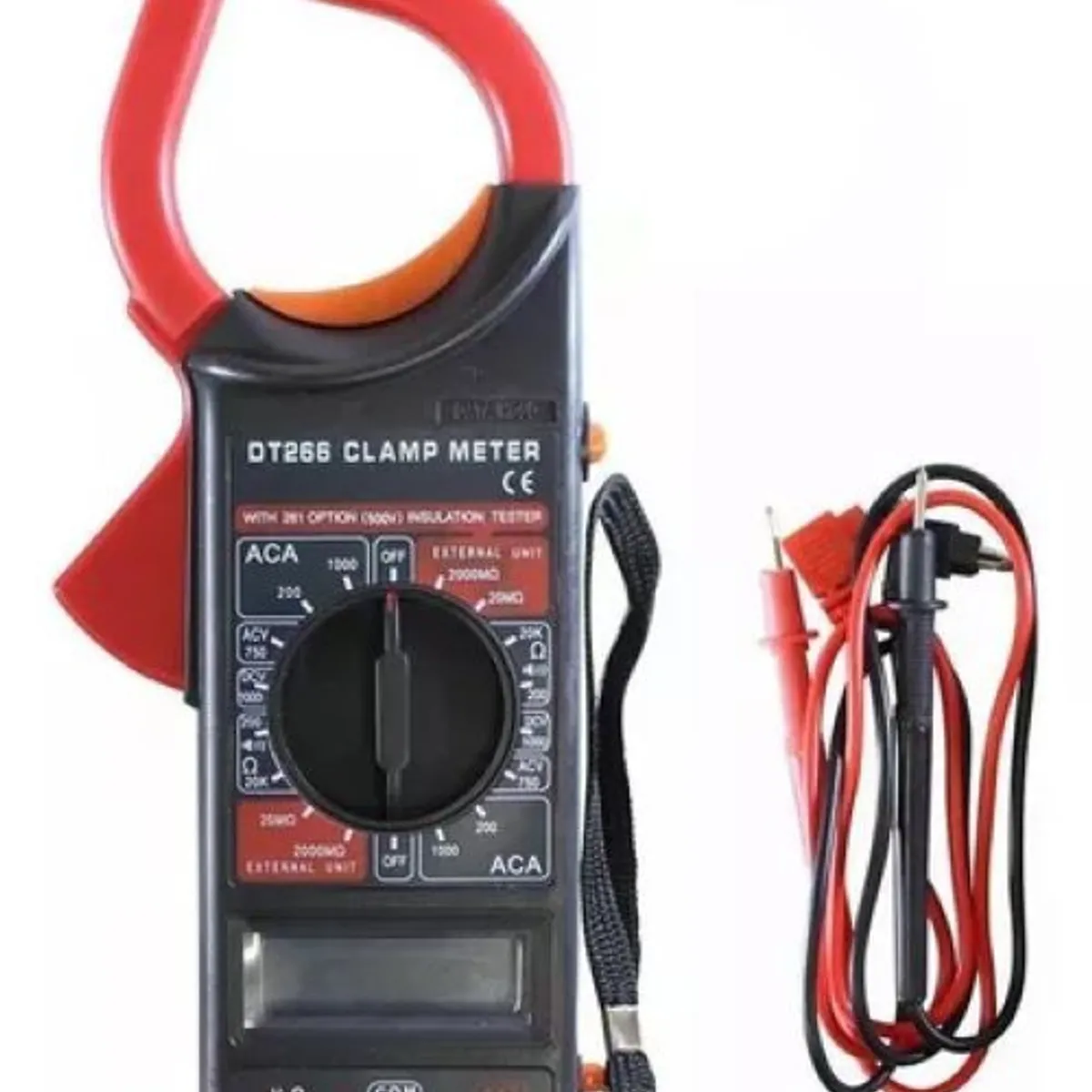 GENERICO - Tester Pinza Multitester Amperímetro Digital