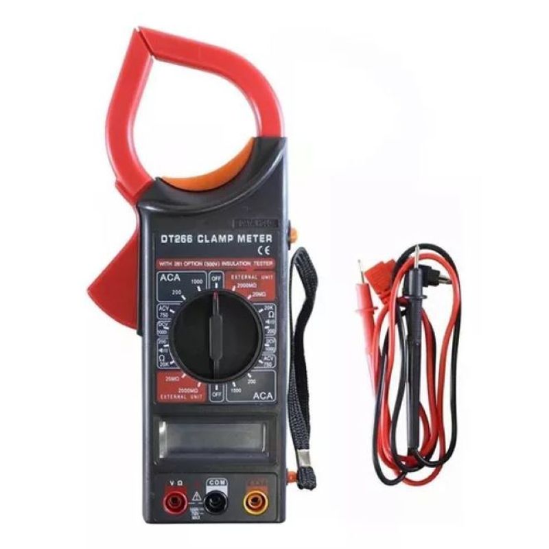 GENERICO - Tester Pinza Multitester Amperímetro Digital