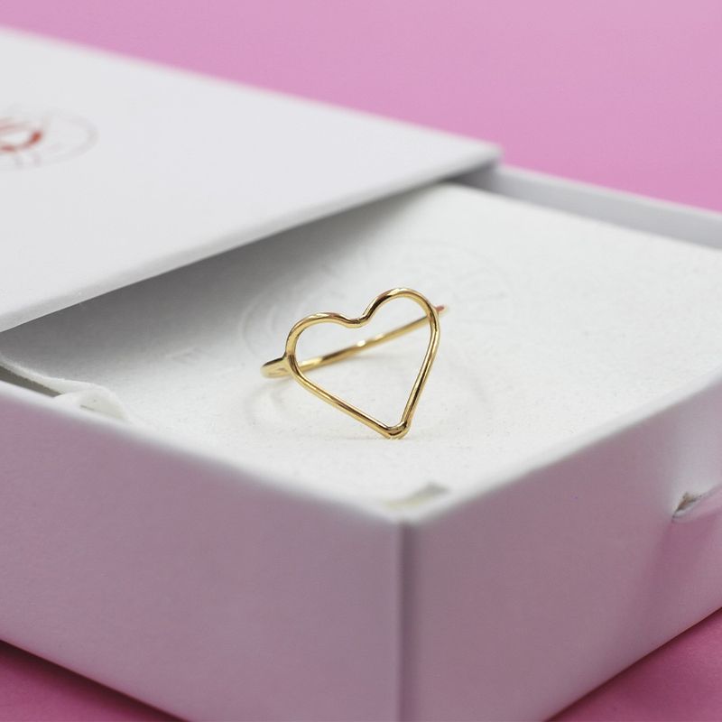 ELLA JOYAS - Anillo Forma Corazón - Nº 12